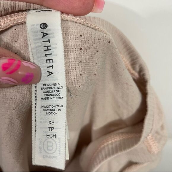 Athleta Blush Pink Seamless Athletic Tank Top - Picture 5 of 5